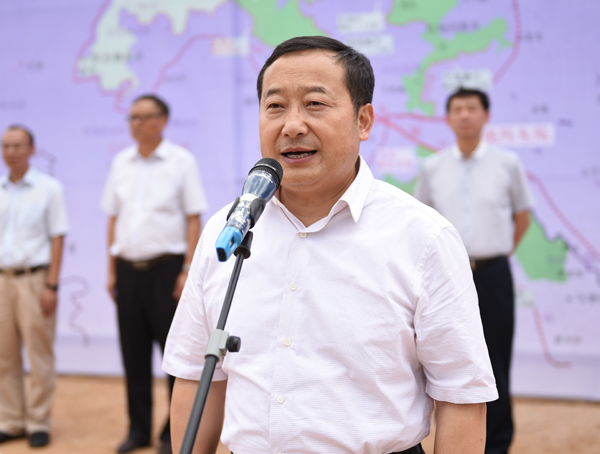 副省长张祖林宣布开工