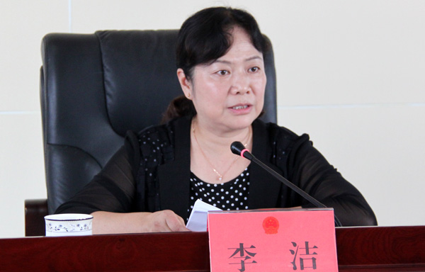 李洁讲话